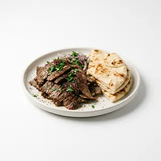 Plato De Kebab Con Pan (Solo)