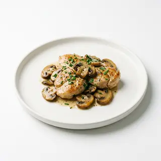 M33. Pollo Con Champiñones