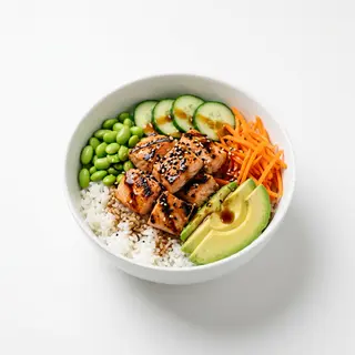 Poke De Salmón A La Plancha