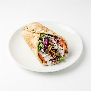 Shawarma Pan Pita Mixto Completo