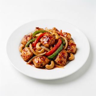 077. Pollo in salsa piccante