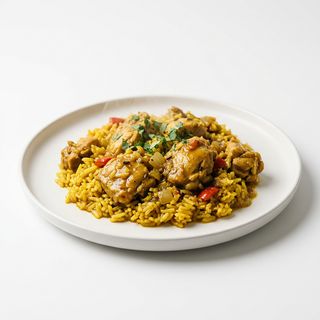 14. Arroz Con Pollo Guisado Al Curry