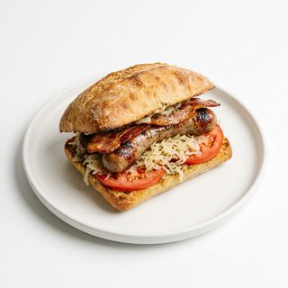 Panino salsiccia e bacon