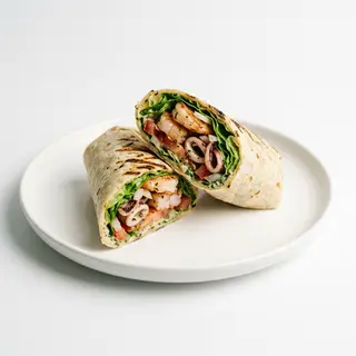 Wrap De Gambas Y Calamares