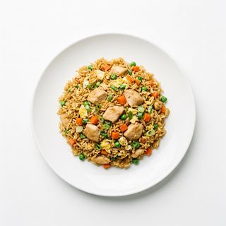 Arroz Frito Con Pollo