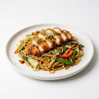 Nouilles Poulet Croustillant