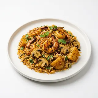 31 King prawn biryani