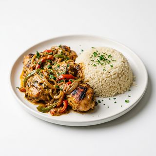 Poulet Mayo & Attiéké