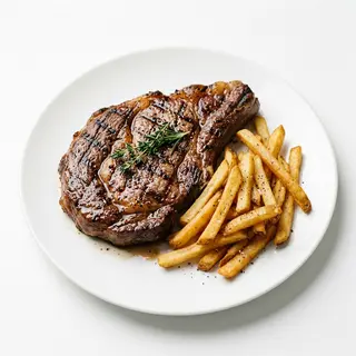 54.Entrecot Con Patatas