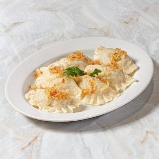 Pierogi z kapustą i borowikami