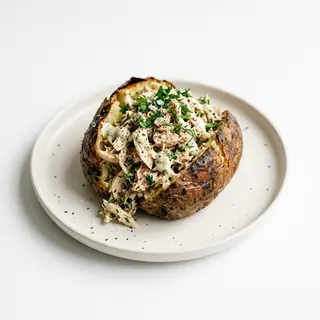 Patata Asada Mixta Con Atún Y Pollo