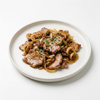 Cerdo Con Cebolla