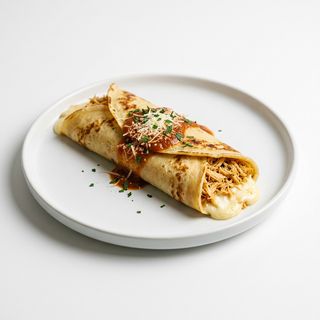 Panqueca de Frango com Catupiry