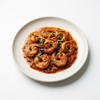 Rogan Josh de Camarão-Rei