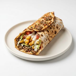 Lahmacun Solo Carne (Patatas Dentro)