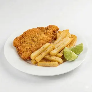 Milanesa De Ternera Con Papas