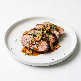 Pato Con Salsa Ajillo