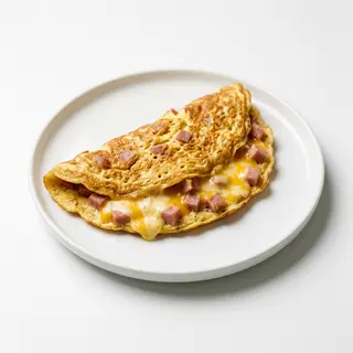 Tortilla de jamón y queso