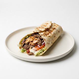 Dürüm misto pollo e kebab