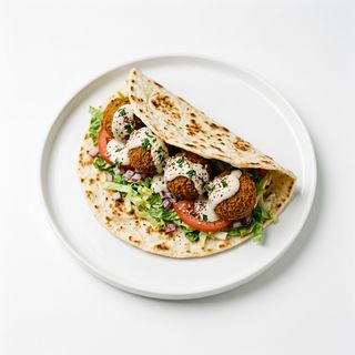 Piadina falafel
