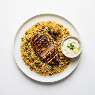 Kabsa Riz Escalope Grillé