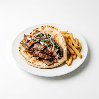 Kebab De Carne + Patatas