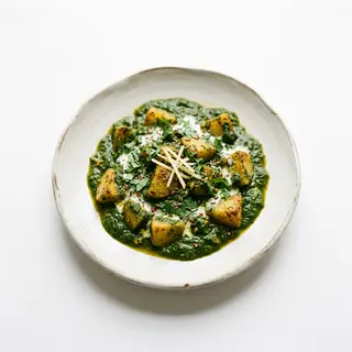 Saag Aloo (Espinacas Con Patatas)