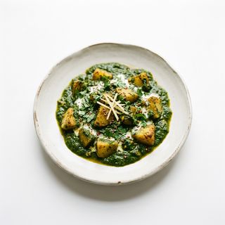 Saag Aloo (Espinacas Con Patatas)