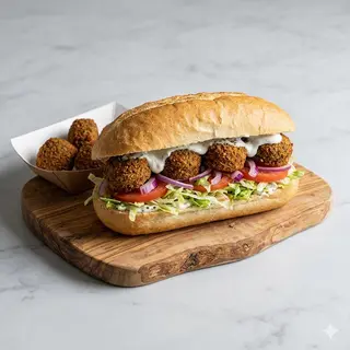 Panino falafel