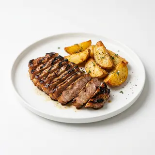 Secreto Ibérico con patatas / ensalada