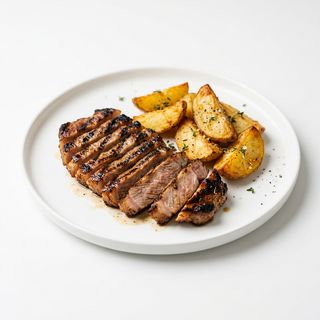 Secreto Ibérico con patatas / ensalada