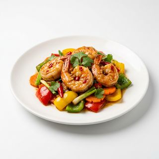 Krewetki w pięciu smakach