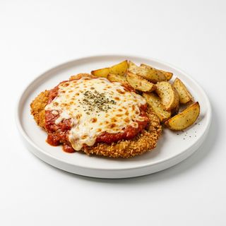 Milanesa De Pollo Napolitana