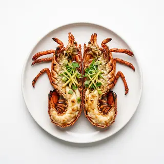 357 Bogavante a la plancha al estilo cantonés