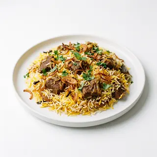 Plato De Biryani De Ternera