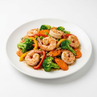 Gambas Con Verduras