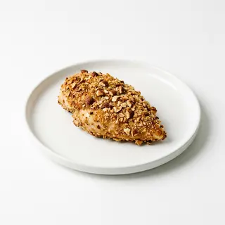 Pechuga De Pollo Rebozada Con Almendra Picada