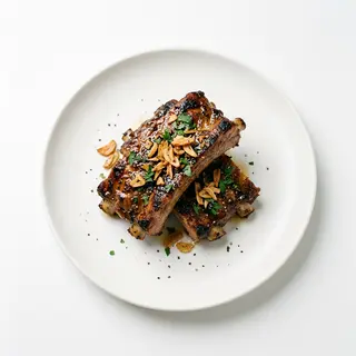 72- Costilla de cerdo al ajo