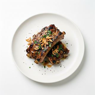 72- Costilla de cerdo al ajo