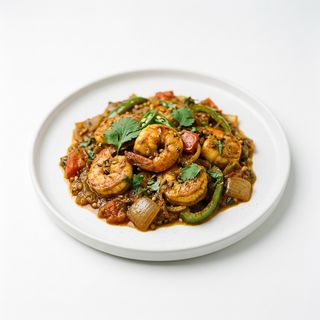 Dopiaza de Langostinos