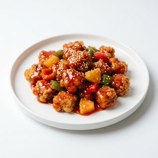 89.Pollo in agrodolce 糖醋鸡丁