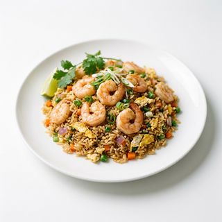 57.Riso saltato alla vietnamita con gamberetti 越南虾仁饭