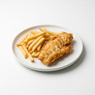 Pescado Frito Con Patatas
