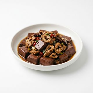85.Interiora di maiale 猪血大肠