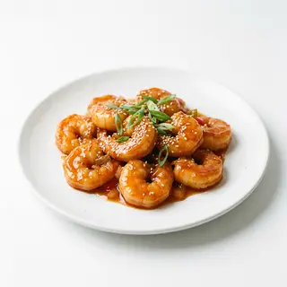 Gambas agridulces