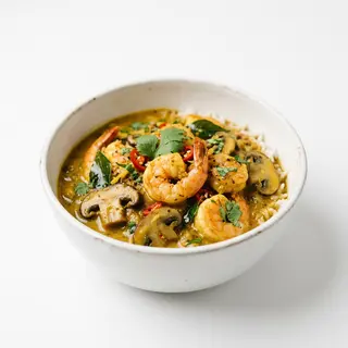 62 Prawn mushroom curry