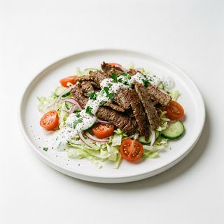 Doner Kebab Con Ensalada