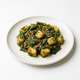 Mushroom Bhajee