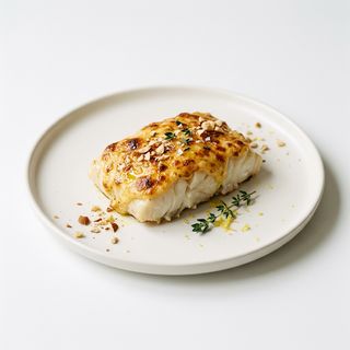 Bacalao Con Alioli De Almendras