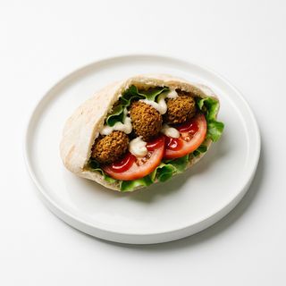 Pita o panino vegetariano